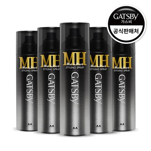 갸스비 헤어 스프레이 매트 하드, 200ml, 5개