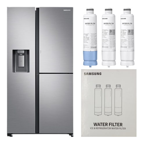 삼성정수기필터 - 삼성 양문형 정수기 냉장고 정품 필터 HAF-CIN3/EXP RS80A5120M9 RS80T5190SL RS80T5190B4, 1개