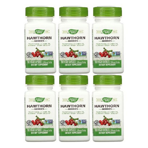 6개 Nature's Way 네이처스웨이 호손베리 1530mg 100정