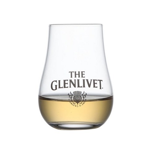 한정판' GLENLIVET 글렌리벳 핸드메이드 크리스탈 싱글몰트 위스키 테이스팅 글라스 135ml, 6개