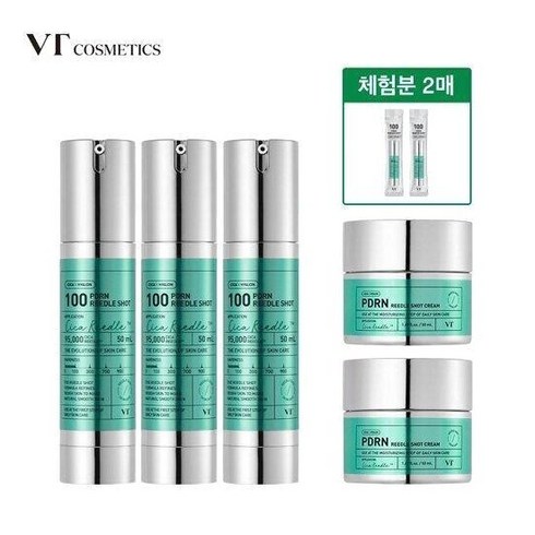 브이티 PDRN 리들샷100 50ml*3 + PDRN 크림50ml*2 +무료체험분*2