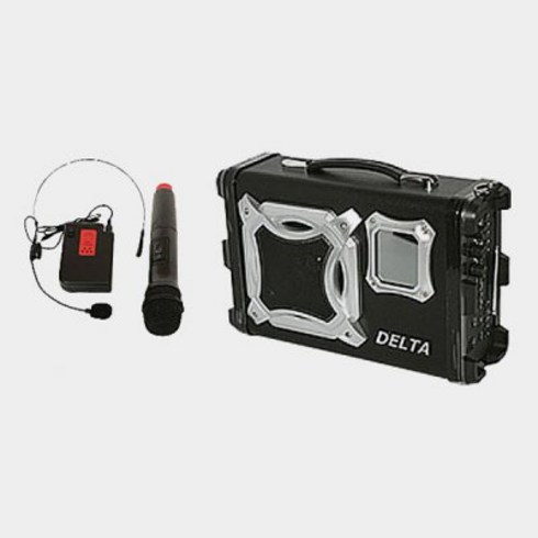 dt-638sm DELTA 충전식 이동형 앰프 스피커 FREE3000U, 헤드타입