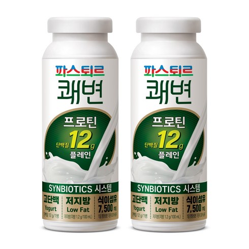 파스퇴르 쾌변 프로틴(단백질 12g+식이섬유 7500mg+유산균1000억), 12개, 150ml