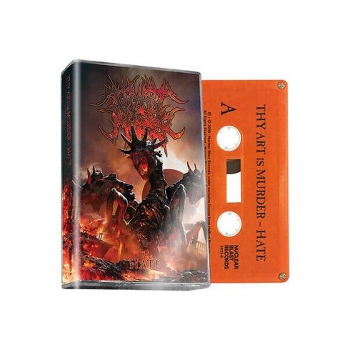 Thy Art Is Murder - Hate - Orange [New Cassette] Colored Cassette Orange