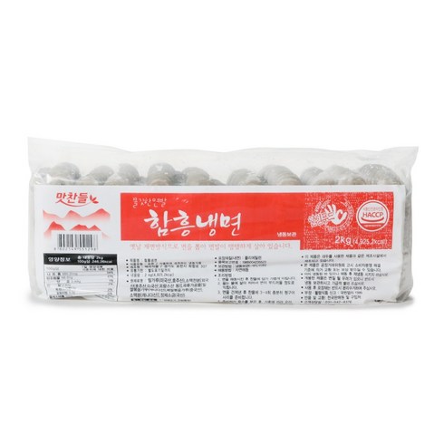 맛찬들함흥냉면 - 맛찬들 함흥냉면 2kg(10인분), 2kg, 1개