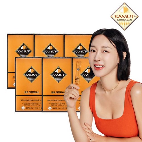 카무트 골드 카무트효소 6박스, 90g, 6개