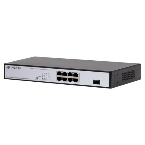 NEXTU POE8258G-10G 8포트 2.5G POE 스위칭 허브 10G SFP 1포트/총 POE용량 130W/AUTO CCTV 기능 지원 최대 250미터 10Mbps 지원/V, 1개