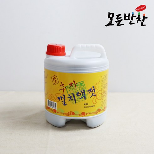 추자멸치액젓 - [모든반찬] 생추자 멸치액젓(국내산) 4kg, 1개