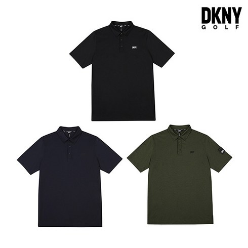  24SS 반팔카라티 3종 남성 - [KT알파쇼핑][DKNY GOLF] 24SS 반팔 카라티 남성 3종세트 A