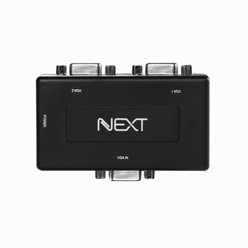 이지넷유비쿼터스 1:2 VGA 모니터 분배기 (NEXT-2302VSP), 1개