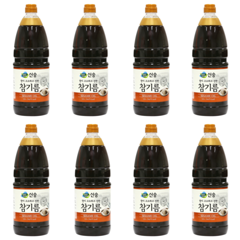 신송식품 신송 참기름1.8L x 8개 (1Box) - 묶음판매, 1.8L