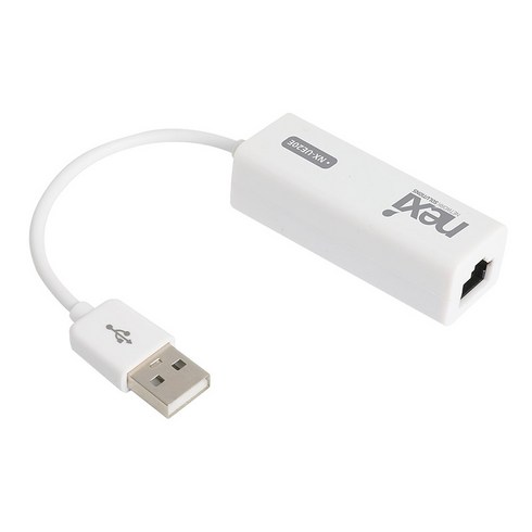 노트북랜선연결 USB to LAN 랜포트 이더넷 연결잭 노트북랜카드 NX1222