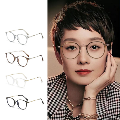 50대 60대 돋보기노안안경 블루레이차단 패션 안경테 (부모님 효도선물), 1개, White