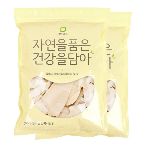 엄나무 - 자연닮음 국산 엄나무 음나무 슬라이스 차, 1kg, 2개