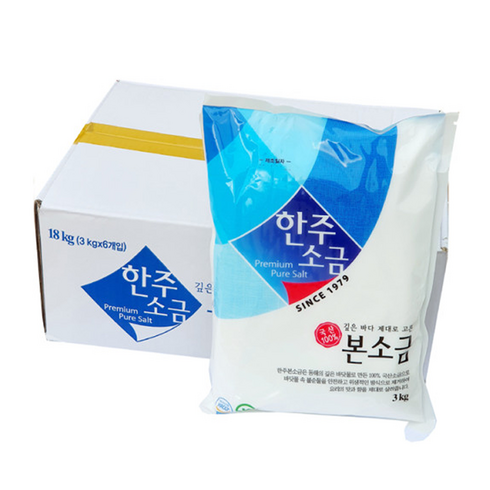 농협 한주 본소금, 3kg, 6개