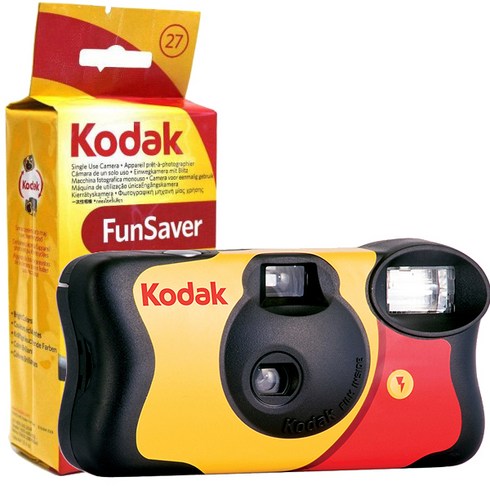 코닥 일회용 플래쉬 카메라 펀 세이버 FunSaver 27, 5개
