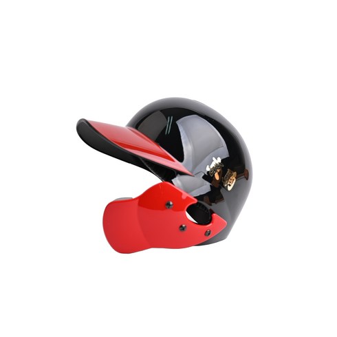 도쿠마헬멧 - 도쿠마 초경량 안면보호 검투사 투톤 헬멧 블랙레드
