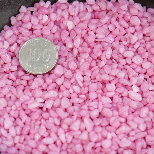 갑조네 화분돌 색돌, 색색돌멩이(분홍색)