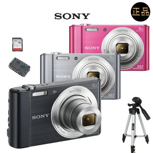 소니 사이버샷 DSC-W810, 핑크삼각대추가256G 풀패키지