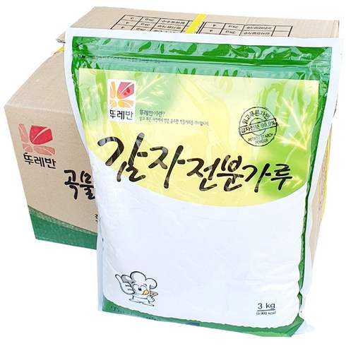 뚜레반 감자전분 100%(수입) 업소용, 4개, 3kg