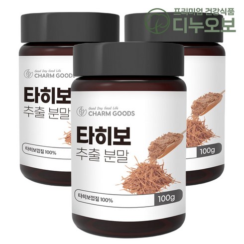 타히보 차 분말 가루, 100g, 3개