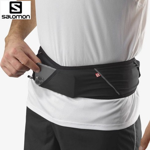 살로몬 펄스 러닝 벨트 남여공용 런닝 허리 파우치 웨이스트백 블랙 LC1521100