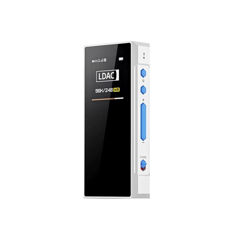 Fiio btr7 휴대용 무선 블루투스 하이파이 디코드 헤드폰 증폭기 dac 안드로이드아이폰 겸용, 흰색, 안드로이드 겸용