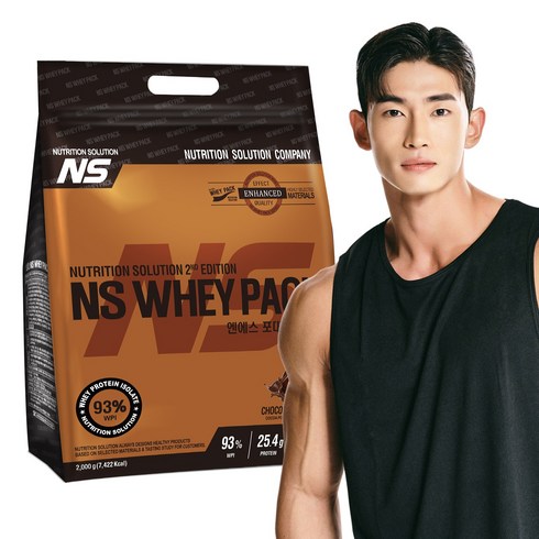 ns프로틴 - 엔에스 포대유청 WPI 초코맛 유청단백질 쉐이크, 1개, 2kg