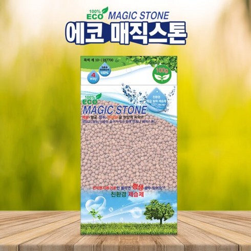 KC인증 에코매직스톤100g/제습제/활성탄/탈취제/습기, 단품
