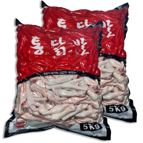 프레쉬맥스 닭발 원료 통닭발 5Kg, 2개