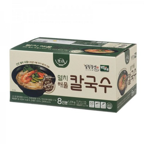 일월풍면 멸치해물칼국수 197g x 8 /2세트