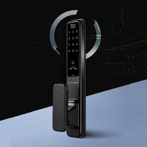 바로잠김도어락 - 당일발송 게이트맨 푸쉬풀 도어락 GP-300R 1초잠김 바로잠김 방화문 현관문 설치비별도 / 키, 자가설치