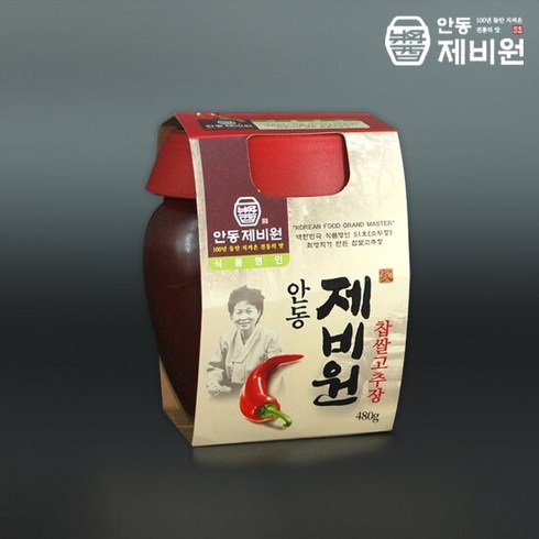 더조은 최명희 명인의 제비원 찹쌀고추장 480g, 1개