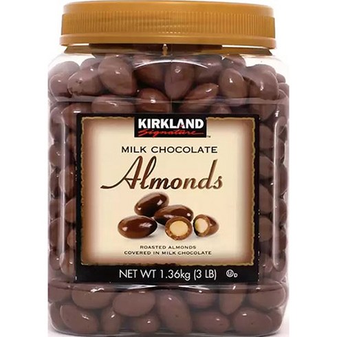 2023년 가성비 최고 컬쳐랜드 - 커클랜드 시그니춰 밀크초콜릿 아몬드 1.36kg 코스트코, 1개