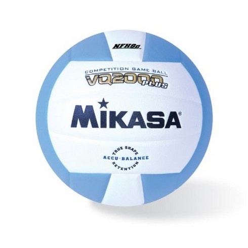 미까사 Mikasa VQ2000 마이크로 셀 배구공 (블랙) 정품보장, Colubmbia Blue