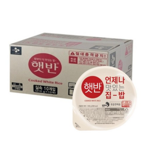 CJ 햇반210G*30입 1개 즉석밥, 210g, 30개