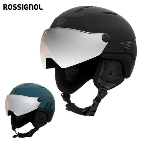 로시놀 스키 스키 보드 바이저 헬멧 FIT VISOR IMPACTS 23-24모델, BLUE