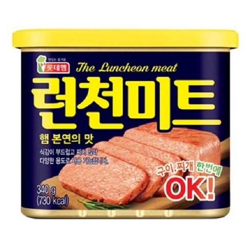 롯데햄 롯데 런천미트 340g X24캔 (1박스), 24개