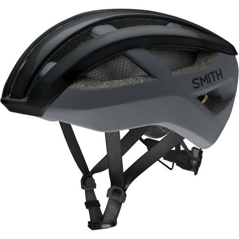 스미스 네트워크 MIPS 자전거 사이클링 헬멧, Black / Matte Cement, Large