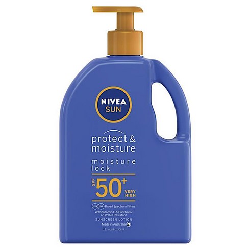 니베아 선크림 로션 대용량 펌프 sun SPF 50 protect moisture lotion 1L, 1개