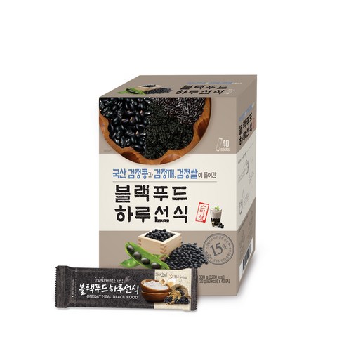 블랙선식 - 엄마사랑 스틱형 블랙푸드 하루선식 가루, 1개, 800g