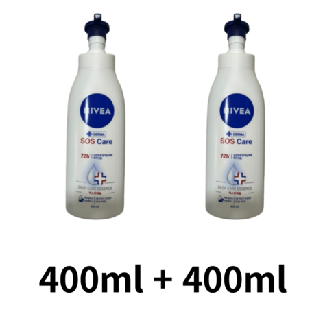 니베아 SOS 케어 바디로션, 800ml, 2개