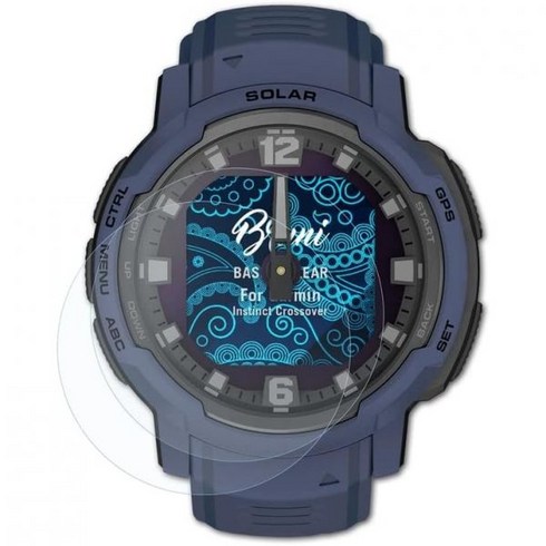 시계보호필름 액정 강화유리 기스방지 투명 브루니 스크린 프로텍터 Garmin 가민 인스팅트 크로스오버 필름 크리스탈 클리어 프로텍트 2X