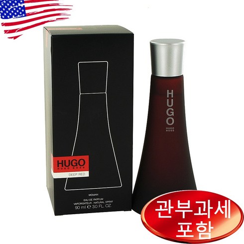 휴고 보스 딥 레드 오드퍼퓸 여성 향수 90ml, 1개