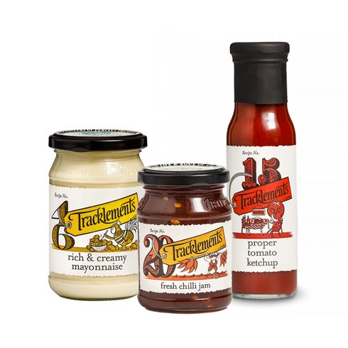 트렉클멘츠 토마토케첩 230ml 1개 + 칠리잼 210g 1개 + 마요네즈 245g 1개