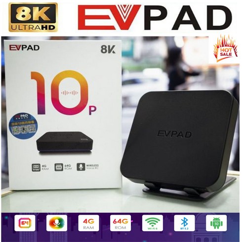 aibox - EVPAD TV 박스 2024 아시아 셋톱 박스 10P 4GB64GB EVPAD 10S 2GB32GB 핫 셀러