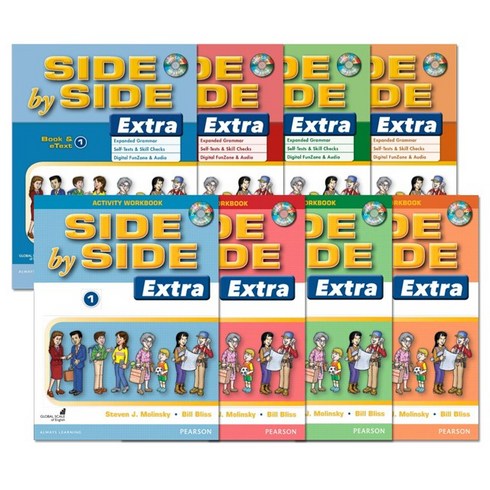 sidebyside1 - Side by Side Extra (with CD) 1 2 3 4 선택, Book & eText with CD 1