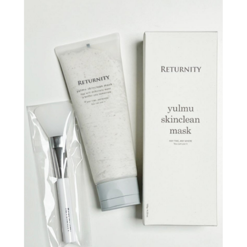 리터니티율무팩 - ++리터니티 RETURNITY++ yulmu skinclean mask 천연곡물팩 리터니티 율무 스킨클린 팩 120g (스패츌러 내장), 1개