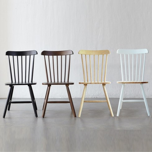 원목의자 - 베스트리빙 [리퍼상품] 톤(루나) 고무나무 원목 식탁의자/책상의자/인테리어의자 1개, 내츄럴