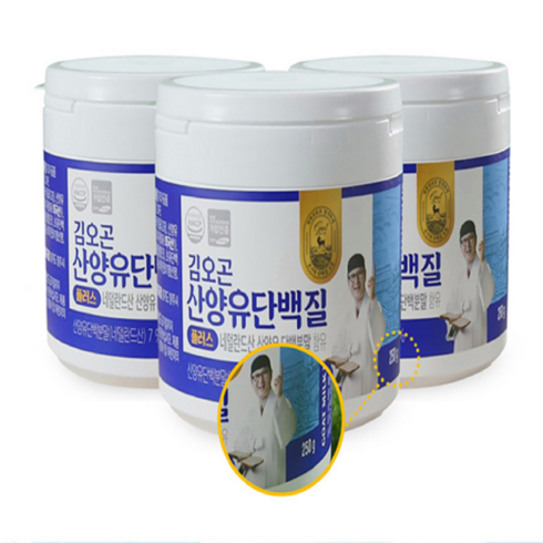 김오곤 산양유 단백질 플러스 네덜란드 초유 단백질 산양유 파우더 분말 보충제 250gX4통, 250g, 4개